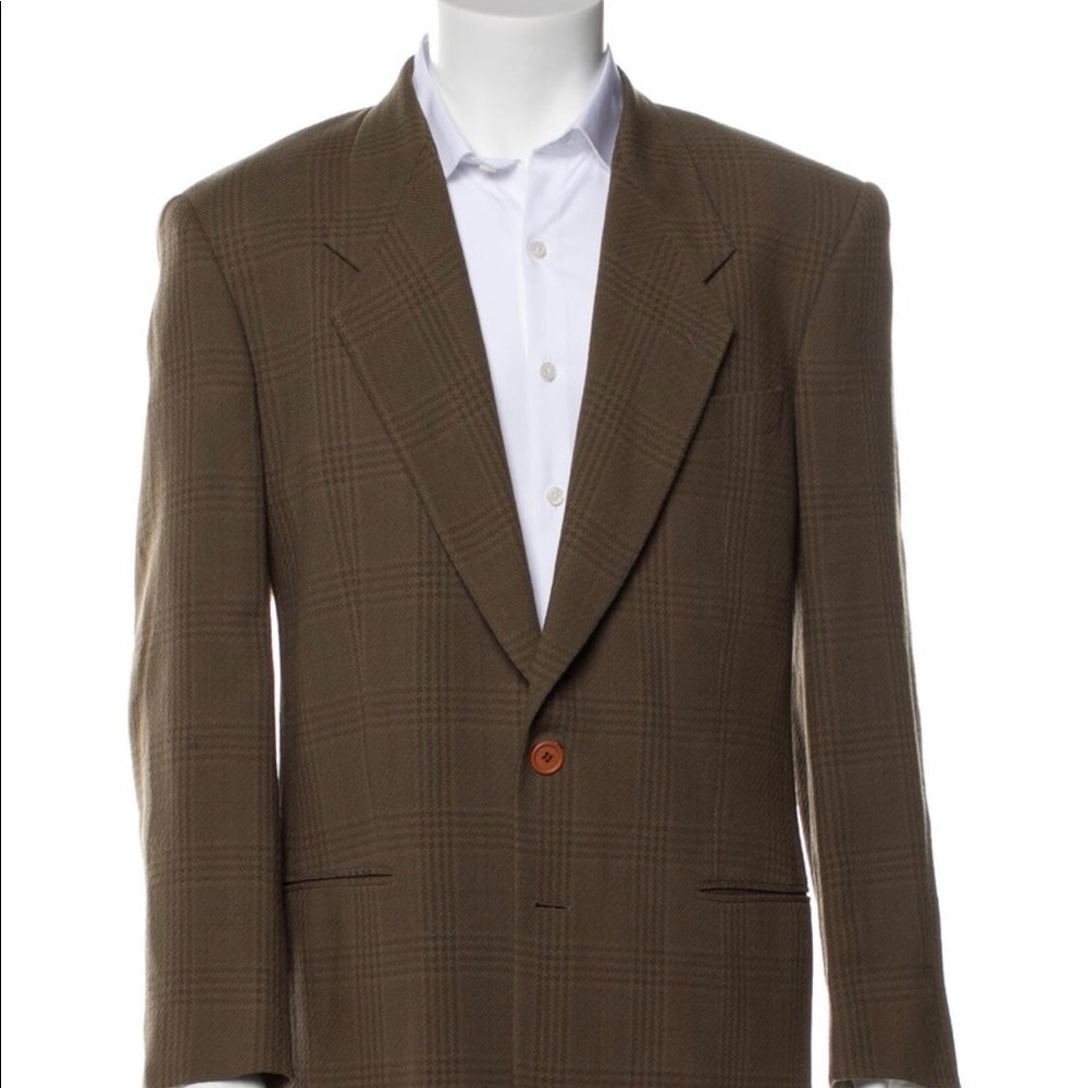 Armani Plaid Blazer